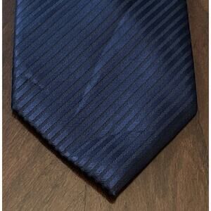 Massimi Lorenzo Blue 100% Polyester Men’s Neck Tie Made In China